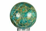 Bright Blue Apatite Sphere - Madagascar #293537-1